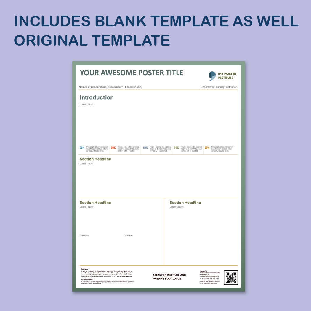 36 x 48 Portrait PowerPoint Template – Commerce 02