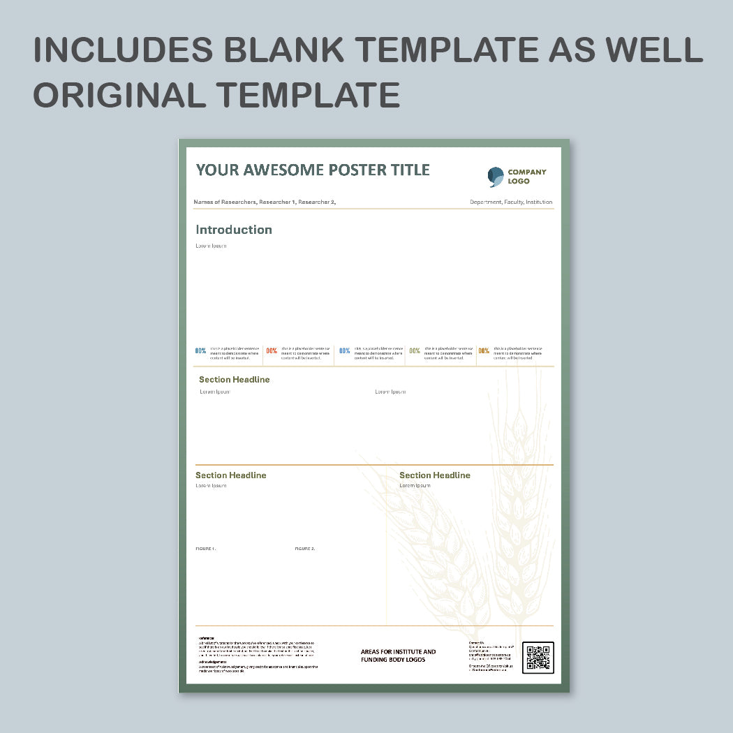 A0 Portrait PowerPoint Template – Commerce 03
