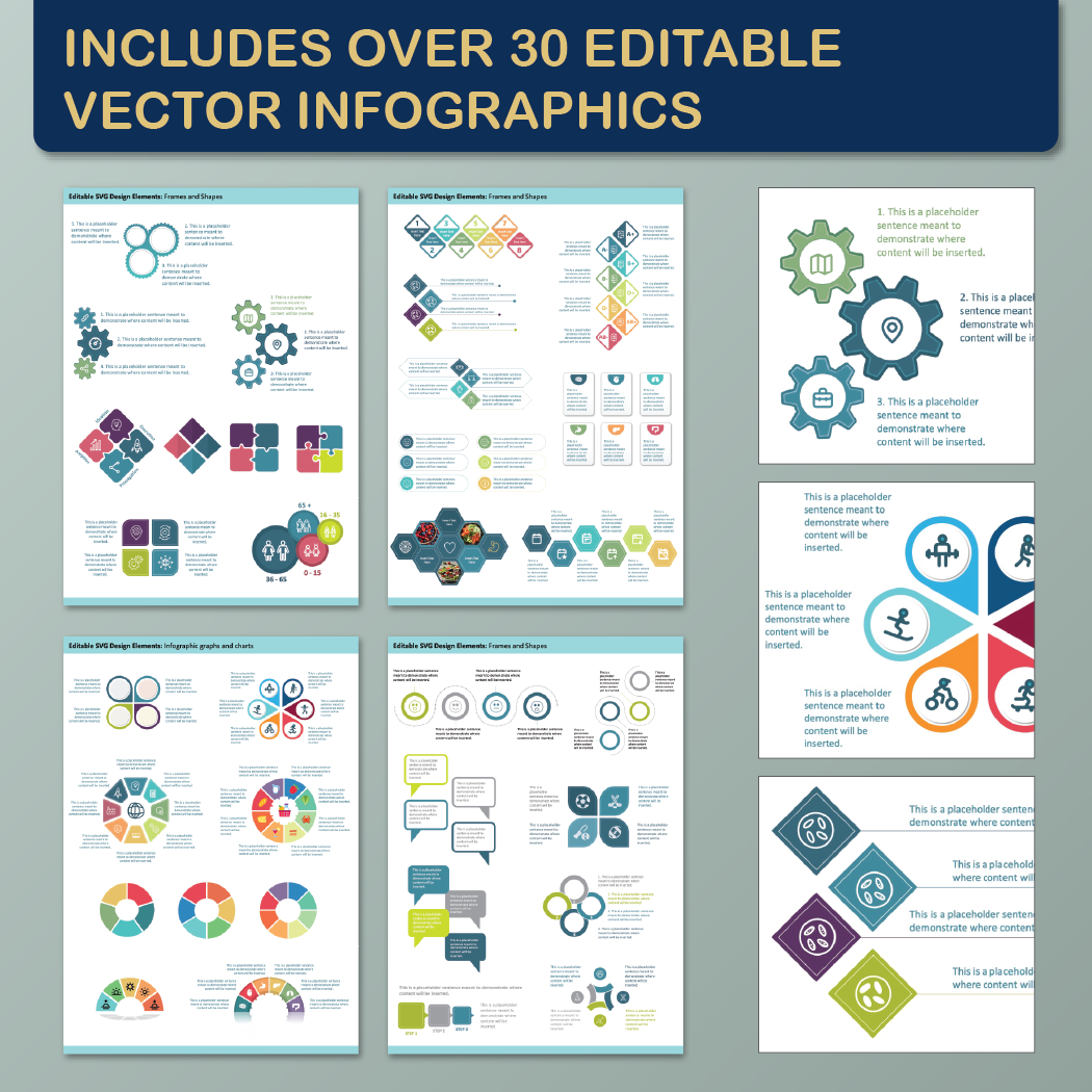 48 x 36 Landscape PowerPoint Template – Business 01