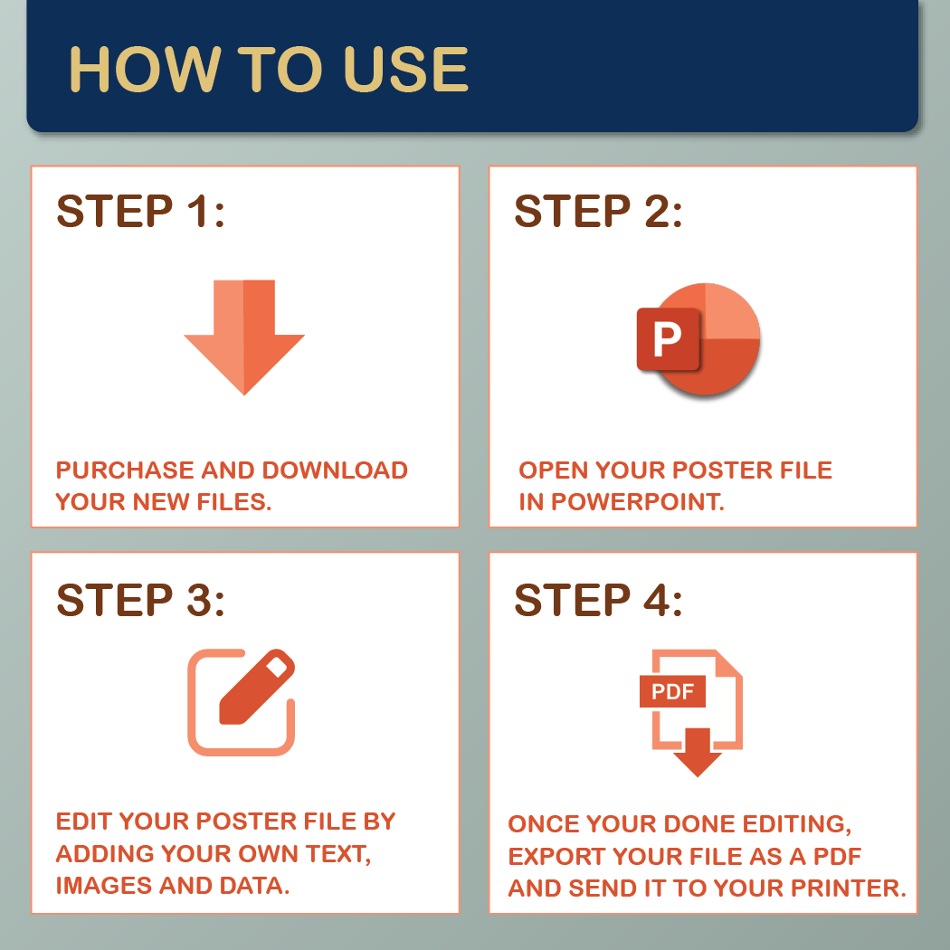 48 x 36 Landscape PowerPoint Template – Business 01