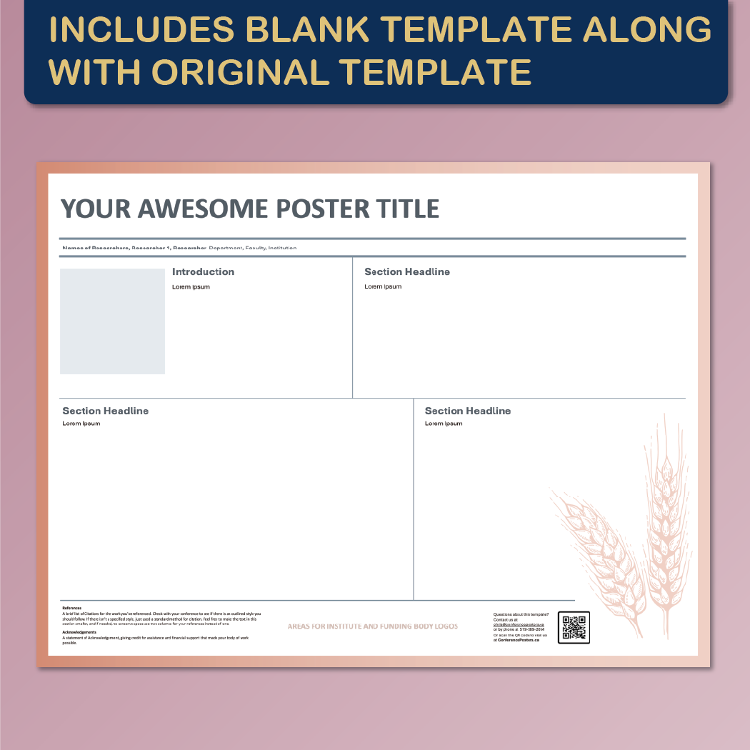 48 x 36 Landscape PowerPoint Template – Business 02