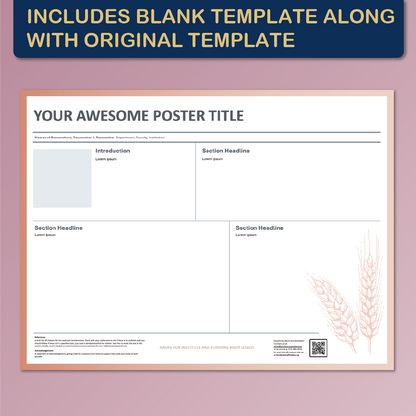 48 x 36 Landscape PowerPoint Template – Business 02