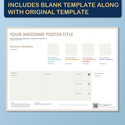 48 x 36 Landscape PowerPoint Template – Data 02