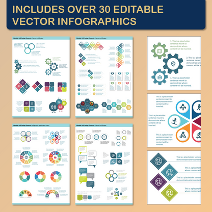 48 x 36 Landscape PowerPoint Template – Engineering 01