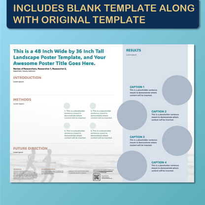 48 x 36 Landscape PowerPoint Template – Health 01