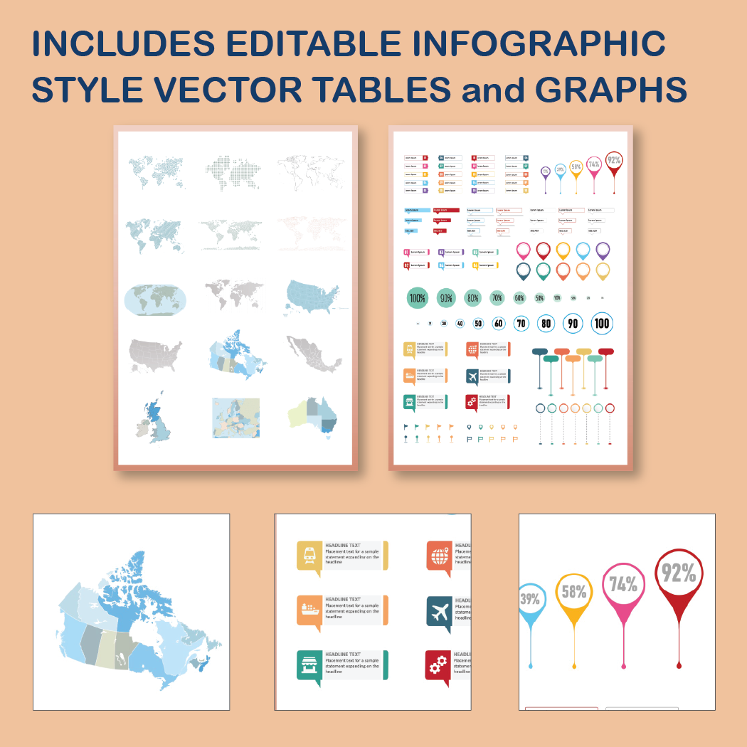 36 x 48 Portrait PowerPoint Template – Bio 04