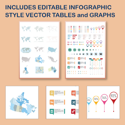 36 x 48 Portrait PowerPoint Template – Bio 04