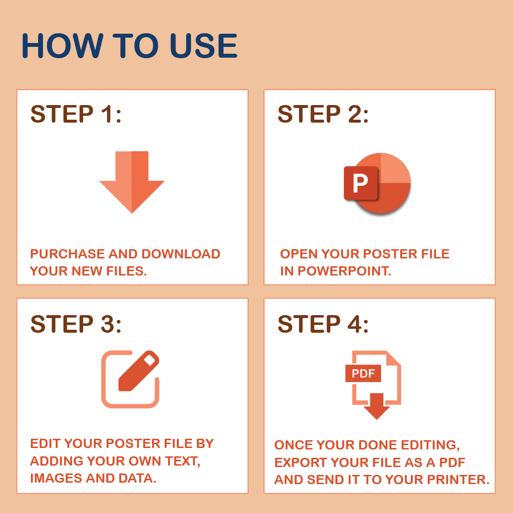 36 x 48 Portrait PowerPoint Template – Bio 04
