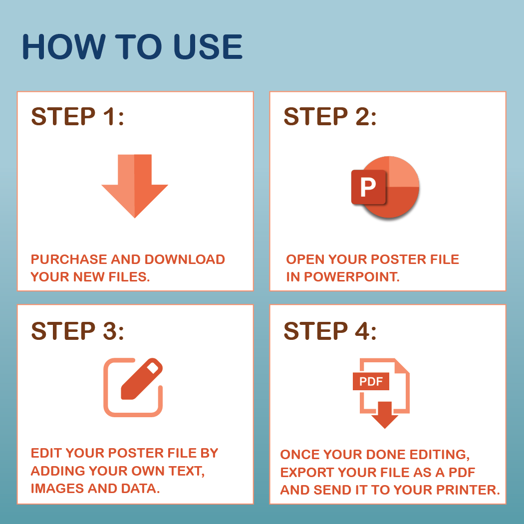 36 x 48 Portrait PowerPoint Template – Data 03