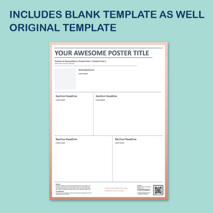 36 x 48 Portrait PowerPoint Template – Commerce 01