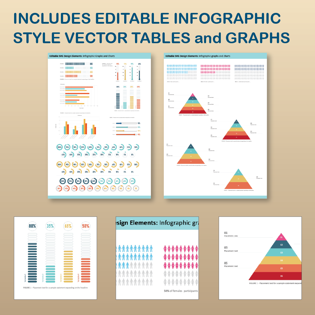 36 x 48 Portrait PowerPoint Template – Data 01