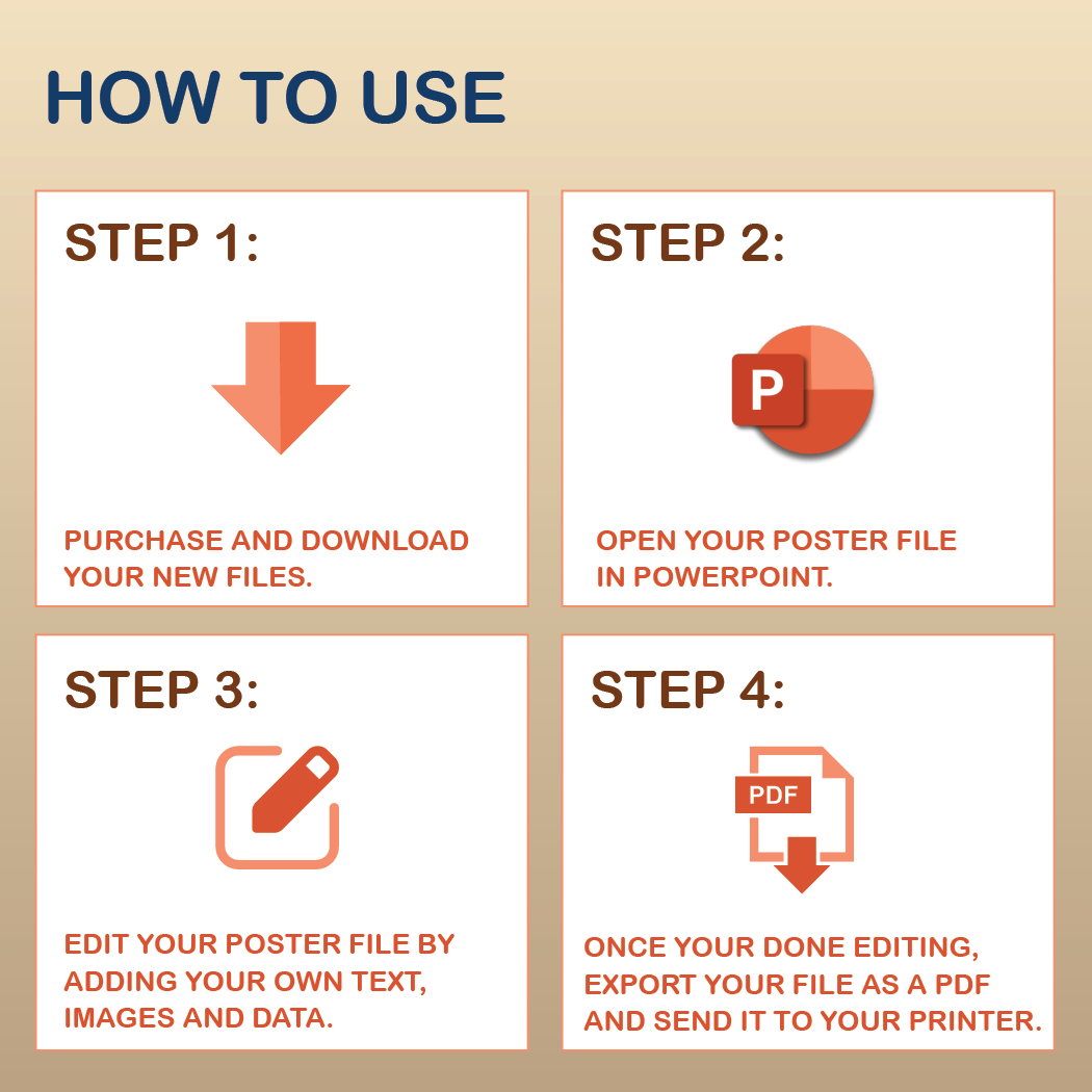 36 x 48 Portrait PowerPoint Template – Data 01