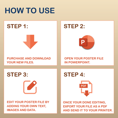 36 x 48 Portrait PowerPoint Template – Data 01