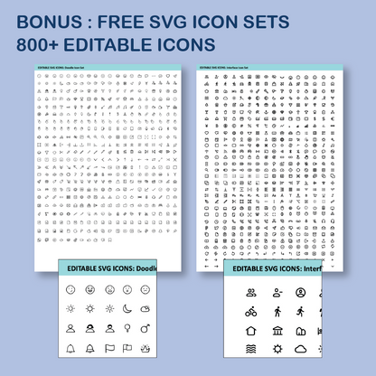 36 x 48 Portrait PowerPoint Template – Wellness 01