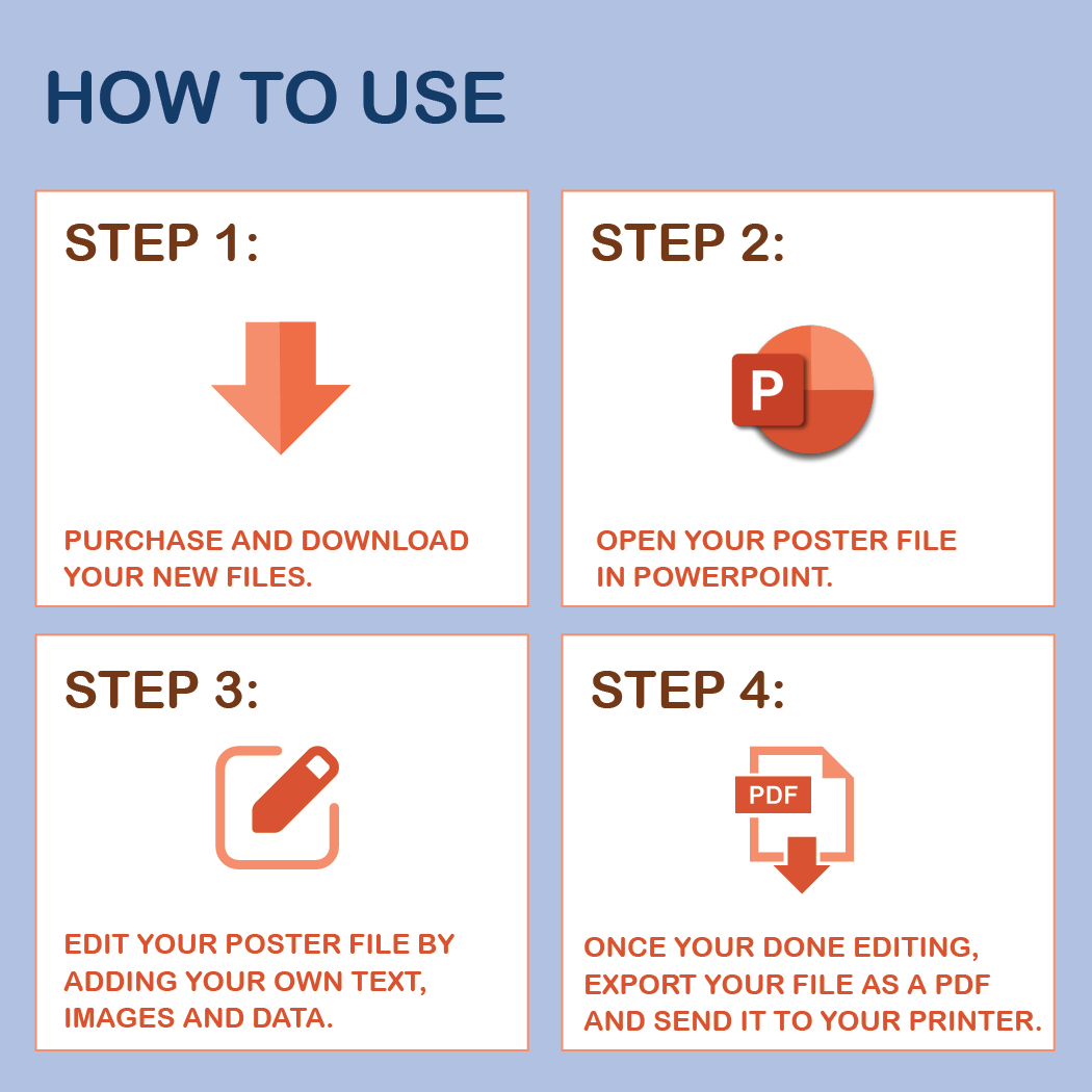 36 x 48 Portrait PowerPoint Template – Wellness 01