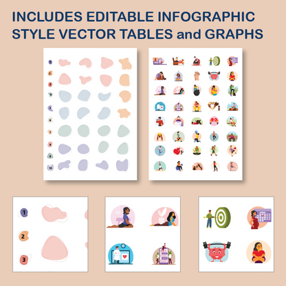 36 x 48 Portrait PowerPoint Template – Wellness 02