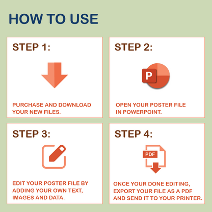 36 x 48 Portrait PowerPoint Template – Bio 03