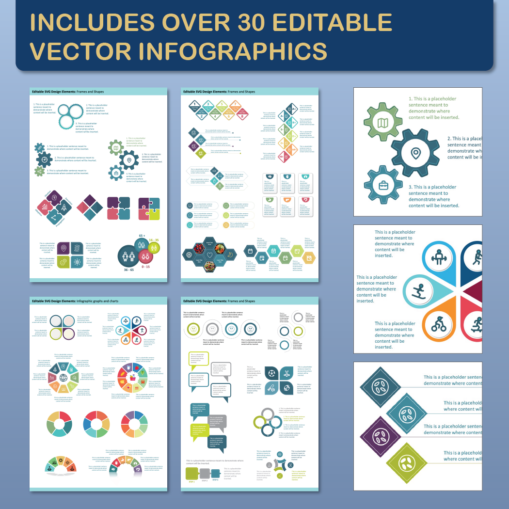 A0 Landscape PowerPoint Template – Data 01