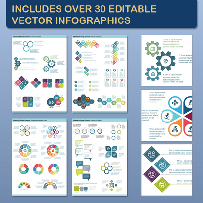 A0 Landscape PowerPoint Template – Data 01