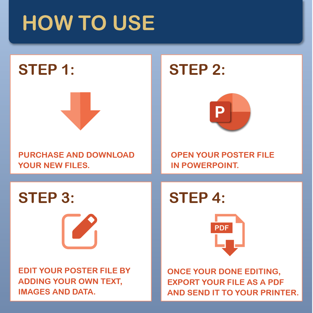 A0 Landscape PowerPoint Template – Data 01