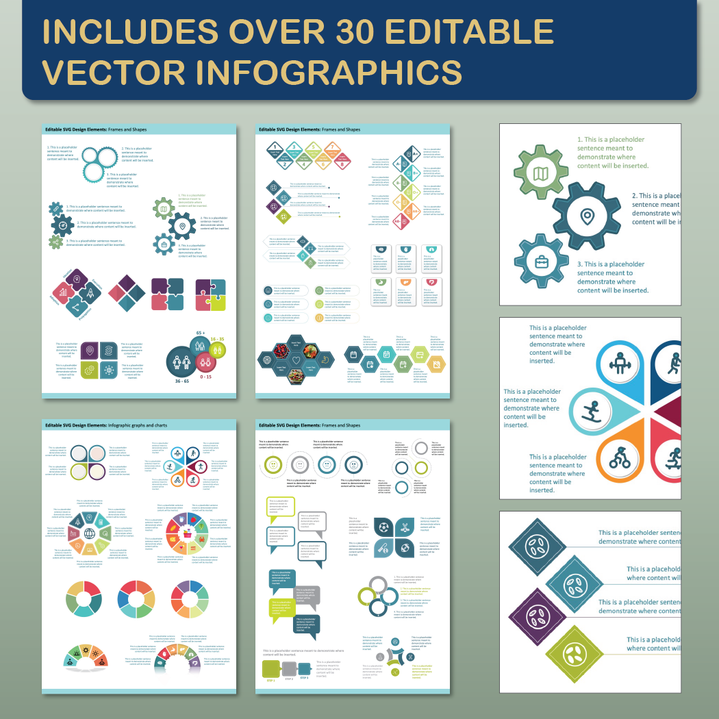 A0 Landscape PowerPoint Template – Business 01