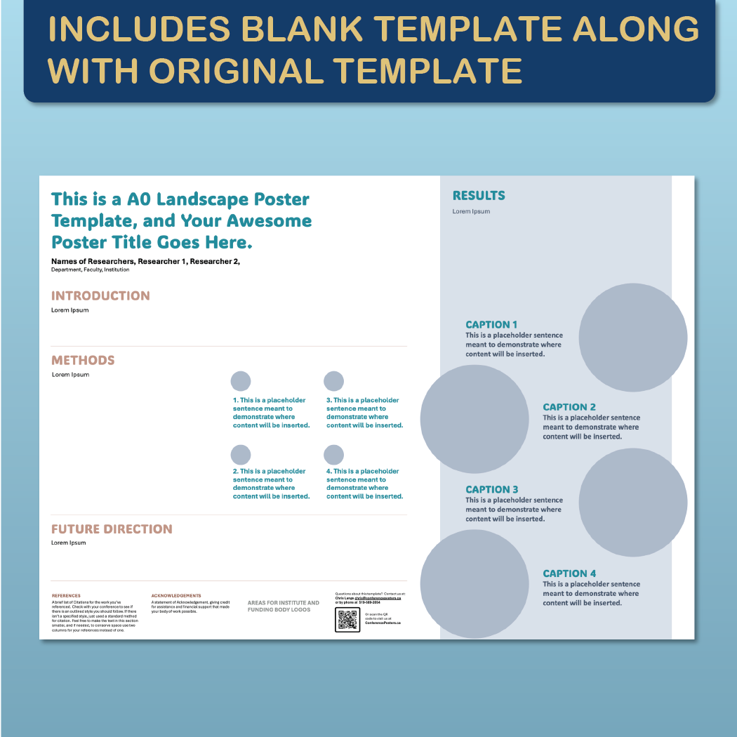 A0 Landscape PowerPoint Template – Health 01