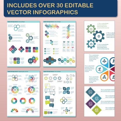 A0 Landscape PowerPoint Template – Wellness 01