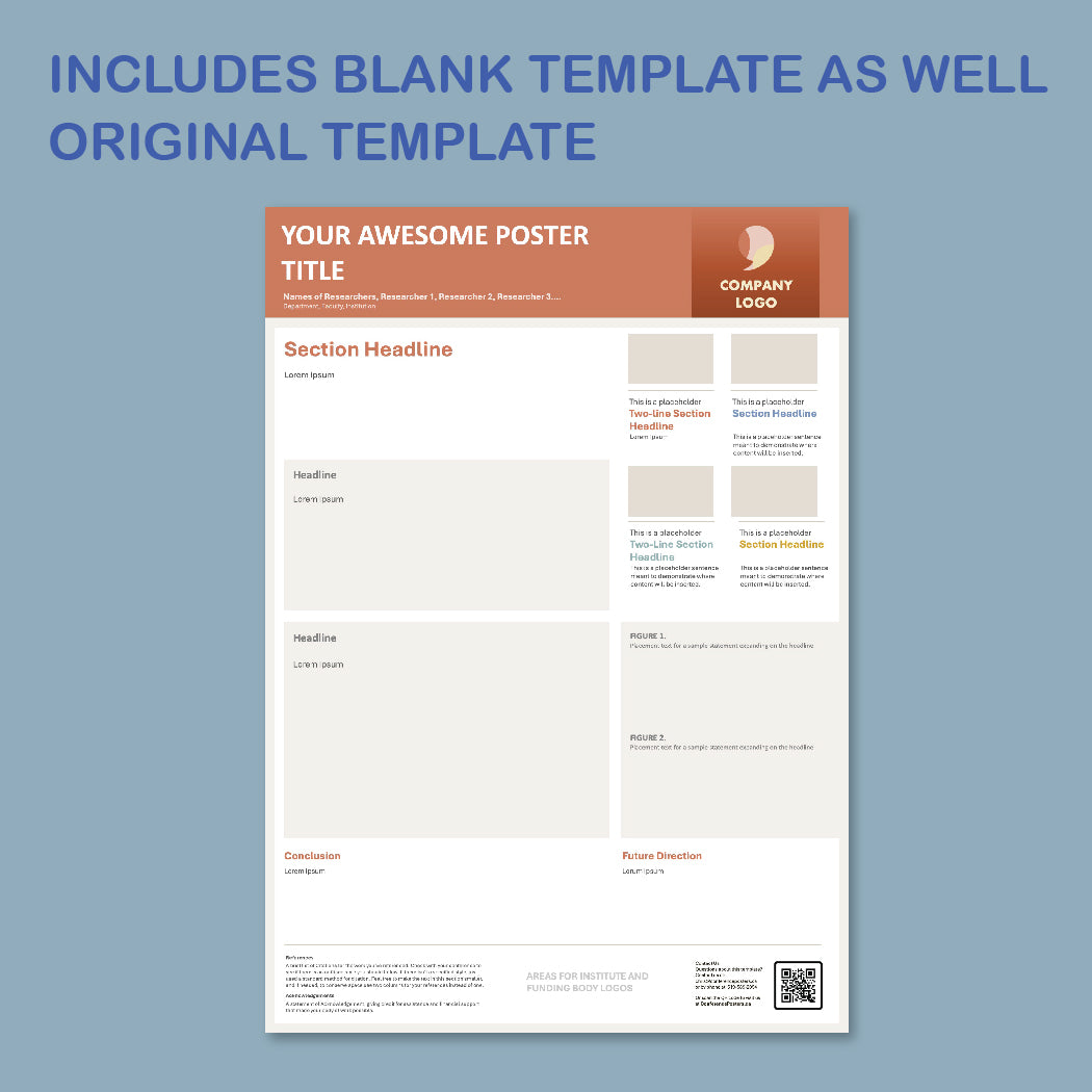 A0 Portrait PowerPoint Template – Data 03