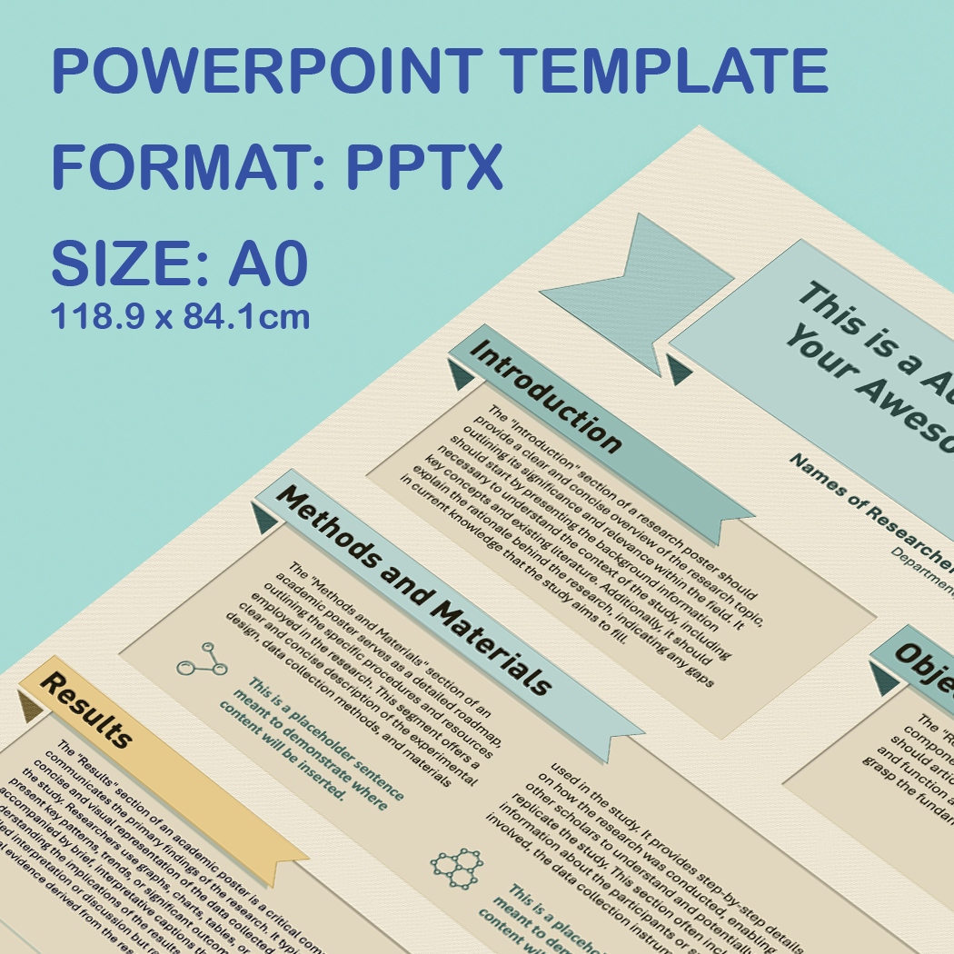 A0 Portrait PowerPoint Template – Generic 01