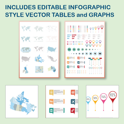 A0 Portrait PowerPoint Template – Bio 04
