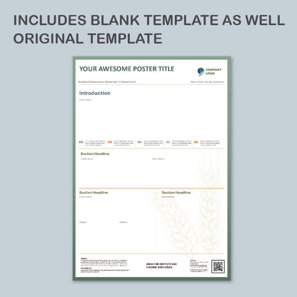 A0 Portrait PowerPoint Template – Eng 01