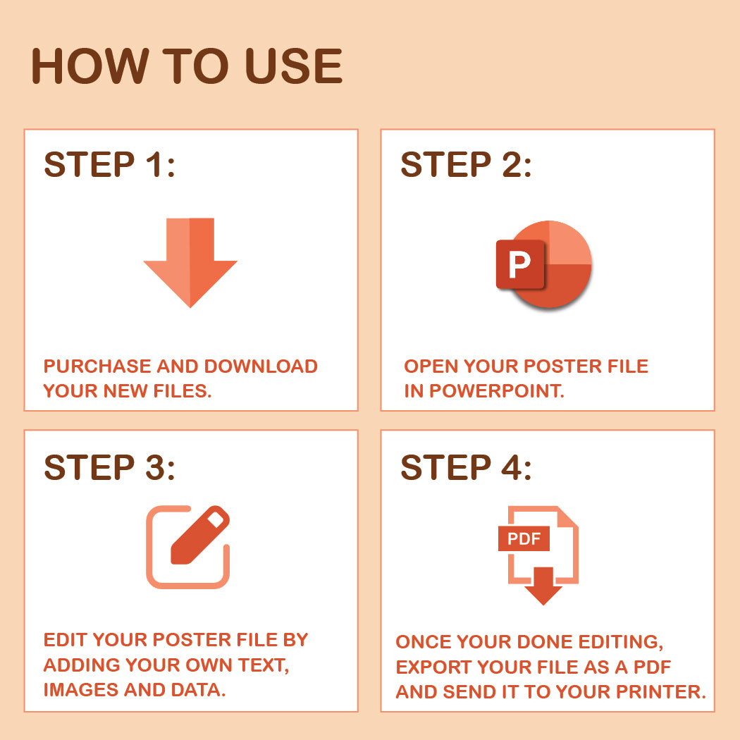 A0 Portrait PowerPoint Template – Data 01