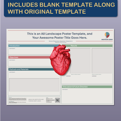 48 x 36 Landscape PowerPoint Template – Biology 05